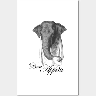 elephant chef Posters and Art